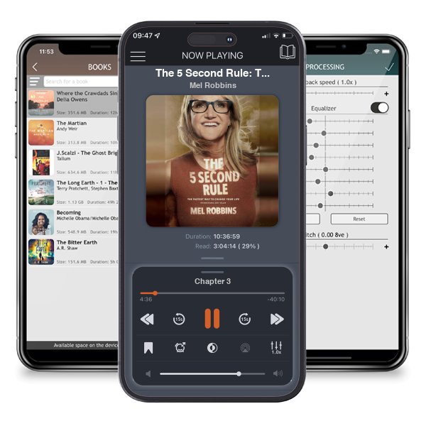 Download fo free audiobook The 5 Second Rule: Transform your Life, Work, and Confidence with Everyday Courage by Mel Robbins and listen anywhere on your iOS devices in the ListenBook app.