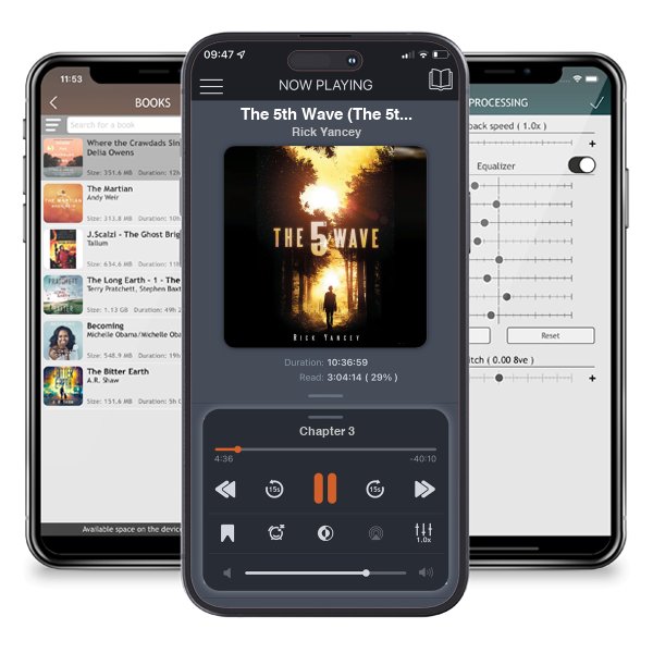 Download fo free audiobook The 5th Wave (The 5th Wave, #1) by Rick Yancey and listen anywhere on your iOS devices in the ListenBook app.