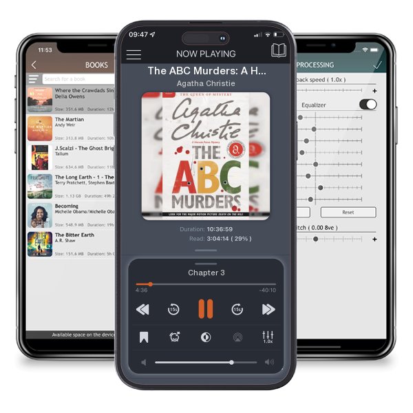 Download fo free audiobook The ABC Murders: A Hercule Poirot Mystery by Agatha Christie and listen anywhere on your iOS devices in the ListenBook app.