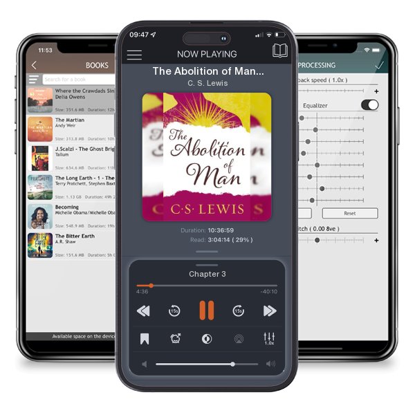 Download fo free audiobook The Abolition of Man (Revised) by C. S. Lewis and listen anywhere on your iOS devices in the ListenBook app.