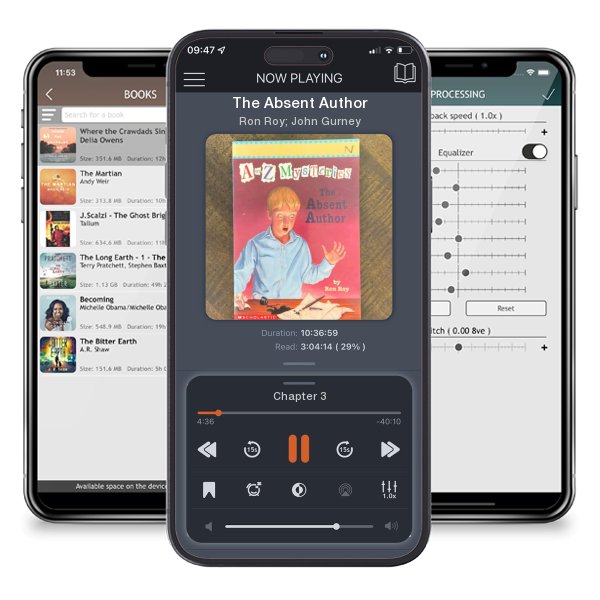 Download fo free audiobook The Absent Author by Ron Roy; John Gurney and listen anywhere on your iOS devices in the ListenBook app.