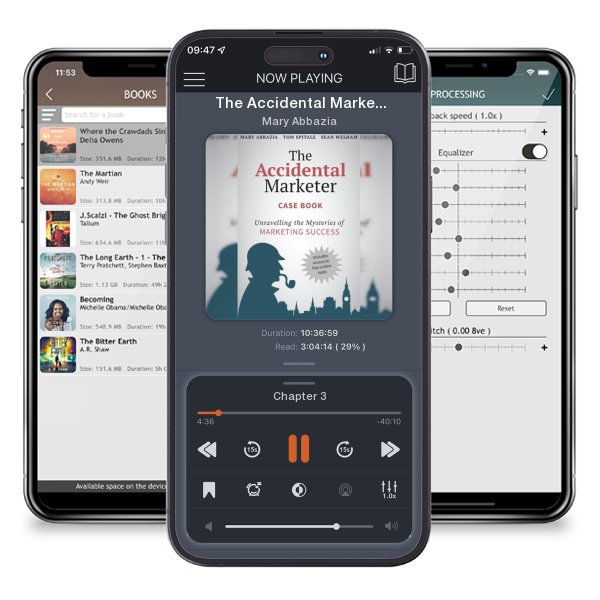 Download fo free audiobook The Accidental Marketer Case Book: Unraveling the Mysteries of Marketing Success by Mary Abbazia and listen anywhere on your iOS devices in the ListenBook app.