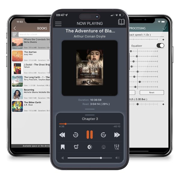 Download fo free audiobook The Adventure of Black Peter by Arthur Conan Doyle and listen anywhere on your iOS devices in the ListenBook app.