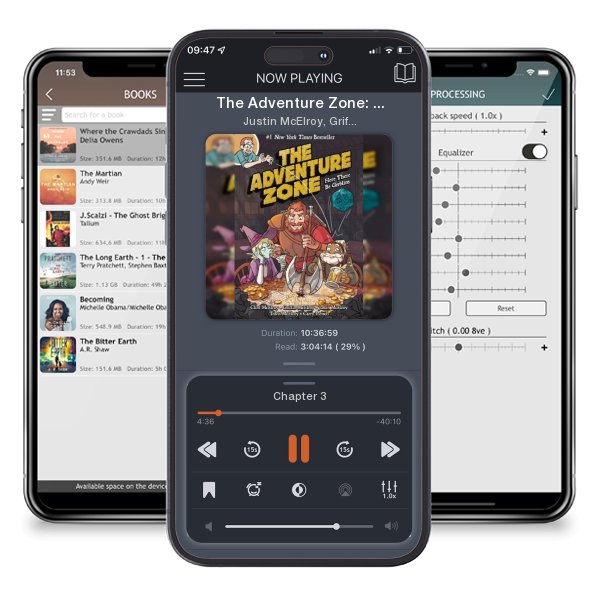 Download fo free audiobook The Adventure Zone: Here There Be Gerblins by Justin McElroy, Griffin McElroy, et al. and listen anywhere on your iOS devices in the ListenBook app.