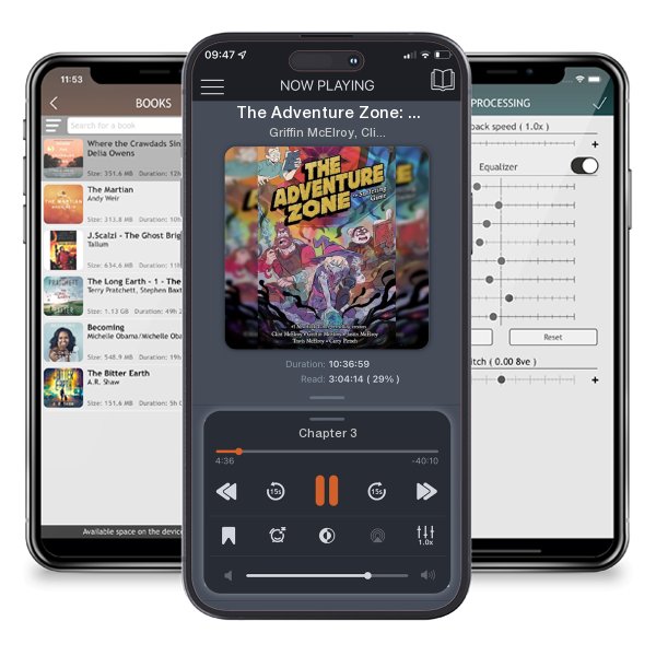 Download fo free audiobook The Adventure Zone: The Suffering Game by Griffin McElroy, Clint McElroy,  et al. and listen anywhere on your iOS devices in the ListenBook app.