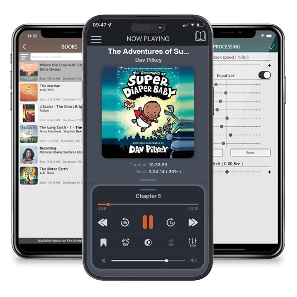 Download fo free audiobook The Adventures of Super Diaper Baby Colour edition by Dav Pilkey and listen anywhere on your iOS devices in the ListenBook app.