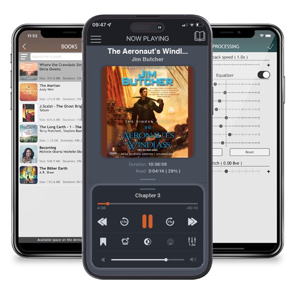 Download fo free audiobook The Aeronaut\'s Windlass: The Cinder Spires, Book 1 by Jim Butcher and listen anywhere on your iOS devices in the ListenBook app.
