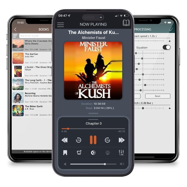Download fo free audiobook The Alchemists of Kush by Minister Faust and listen anywhere on your iOS devices in the ListenBook app.