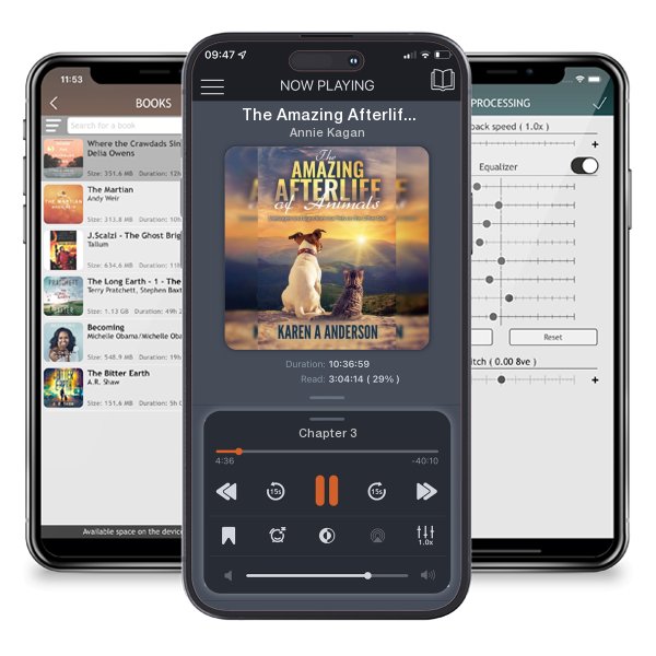 Download fo free audiobook The Amazing Afterlife of Animals: Messages and Signs From Our Pets On The Other Side by Annie Kagan and listen anywhere on your iOS devices in the ListenBook app.