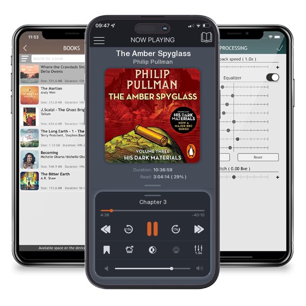 Download fo free audiobook The Amber Spyglass by Philip Pullman and listen anywhere on your iOS devices in the ListenBook app.