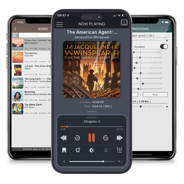 Download fo free audiobook The American Agent: A Maisie Dobbs Novel by Jacqueline Winspear and listen anywhere on your iOS devices in the ListenBook app.