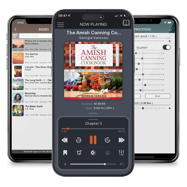 Download fo free audiobook The Amish Canning Cookbook by Georgia Varozza and listen anywhere on your iOS devices in the ListenBook app.