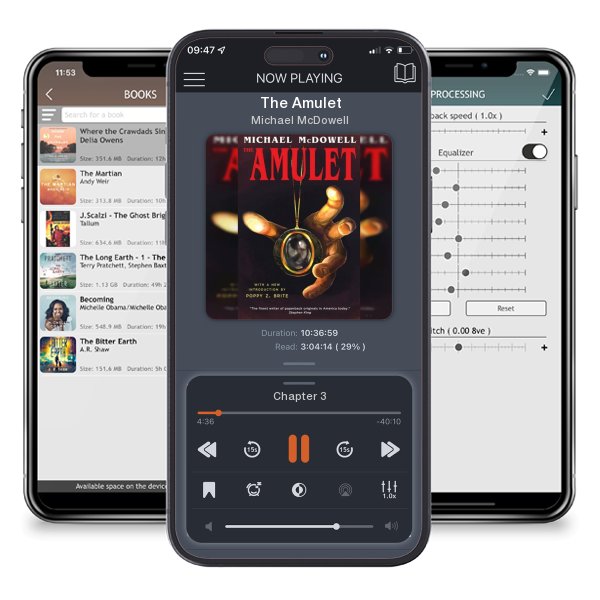 Download fo free audiobook The Amulet by Michael McDowell and listen anywhere on your iOS devices in the ListenBook app.