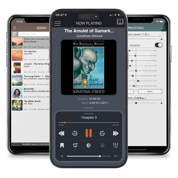 Download fo free audiobook The Amulet of Samarkand (Bartimaeus, #1) by Jonathan Stroud and listen anywhere on your iOS devices in the ListenBook app.