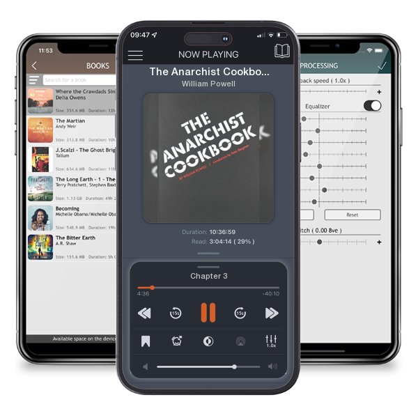 Download fo free audiobook The Anarchist Cookbook by William Powell and listen anywhere on your iOS devices in the ListenBook app.