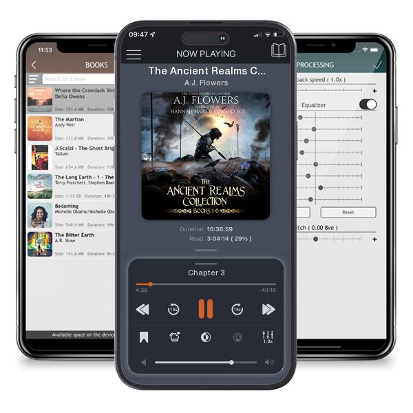 Download fo free audiobook The Ancient Realms Collection: Books 1-6 by A.J. Flowers and listen anywhere on your iOS devices in the ListenBook app.