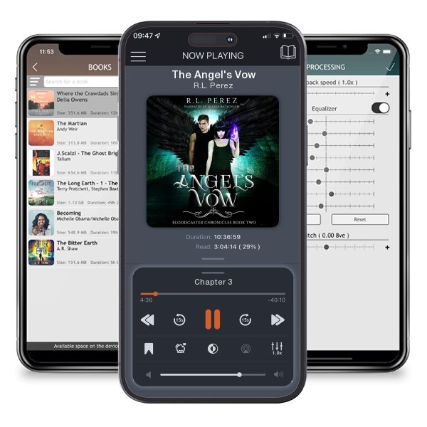Download fo free audiobook The Angel's Vow by R.L. Perez and listen anywhere on your iOS devices in the ListenBook app.