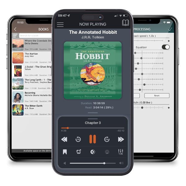 Download fo free audiobook The Annotated Hobbit by J.R.R. Tolkien and listen anywhere on your iOS devices in the ListenBook app.