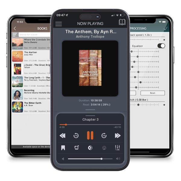 Download fo free audiobook The Anthem, By Ayn Rand by Anthony Trollope and listen anywhere on your iOS devices in the ListenBook app.