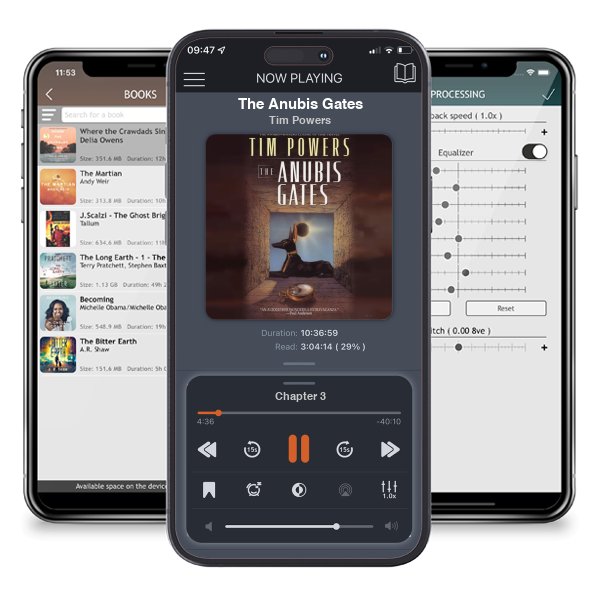 Download fo free audiobook The Anubis Gates by Tim Powers and listen anywhere on your iOS devices in the ListenBook app.