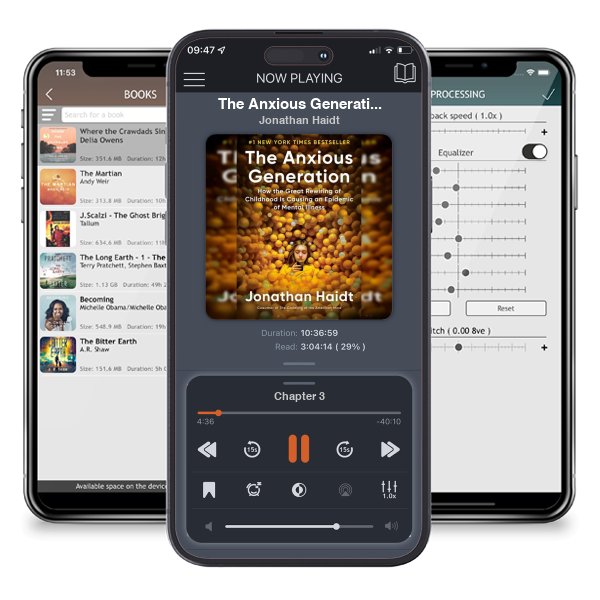 Download fo free audiobook The Anxious Generation: How the Great Rewiring of Childhood... by Jonathan Haidt and listen anywhere on your iOS devices in the ListenBook app.