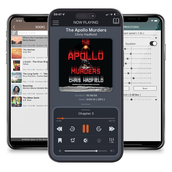 Download fo free audiobook The Apollo Murders by Chris Hadfield and listen anywhere on your iOS devices in the ListenBook app.