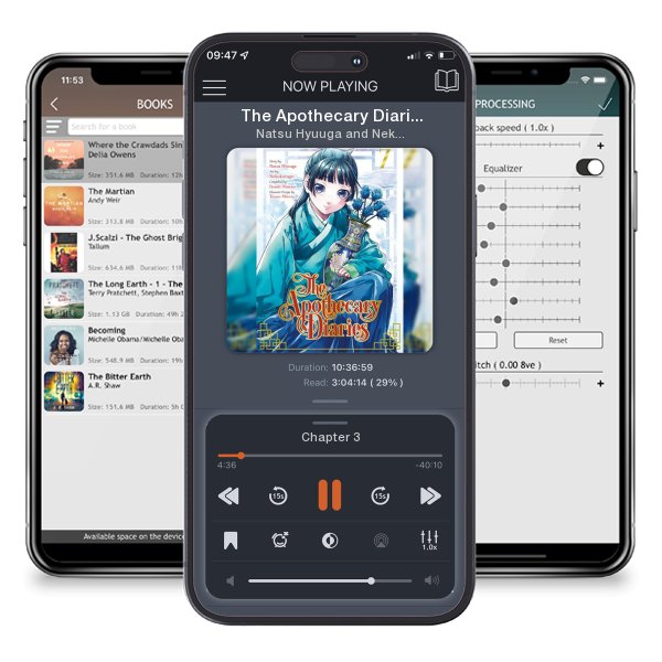 Download fo free audiobook The Apothecary Diaries 07 (Manga) by Natsu Hyuuga and Nekokurage and listen anywhere on your iOS devices in the ListenBook app.