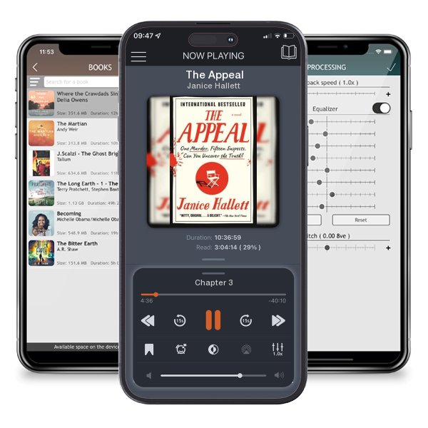Download fo free audiobook The Appeal by Janice Hallett and listen anywhere on your iOS devices in the ListenBook app.