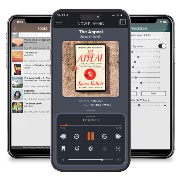 Download fo free audiobook The Appeal by Janice Hallett and listen anywhere on your iOS devices in the ListenBook app.