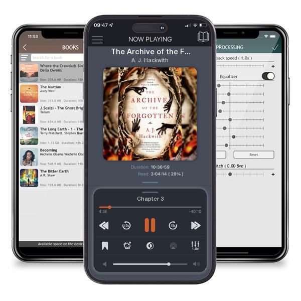 Download fo free audiobook The Archive of the Forgotten by A. J. Hackwith and listen anywhere on your iOS devices in the ListenBook app.