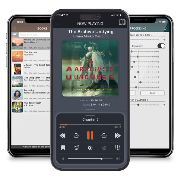 Download fo free audiobook The Archive Undying by Emma Mieko Candon and listen anywhere on your iOS devices in the ListenBook app.