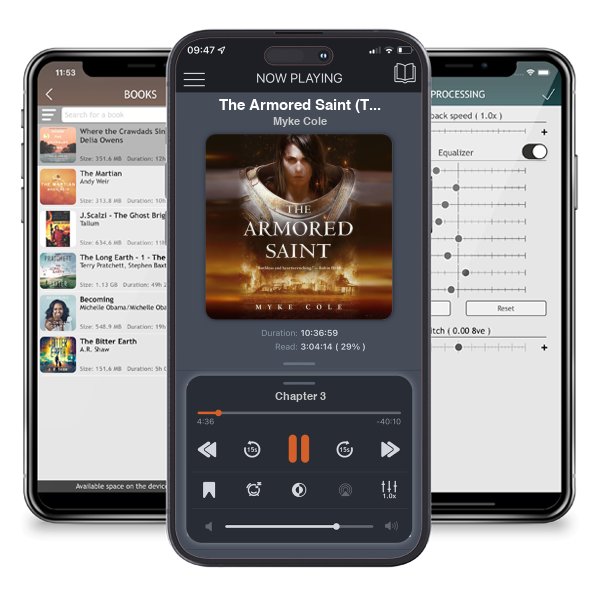 Download fo free audiobook The Armored Saint (The Sacred Throne, #1) by Myke Cole and listen anywhere on your iOS devices in the ListenBook app.