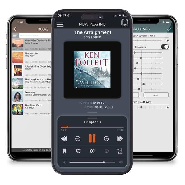 Download fo free audiobook The Arraignment by Ken Follett and listen anywhere on your iOS devices in the ListenBook app.