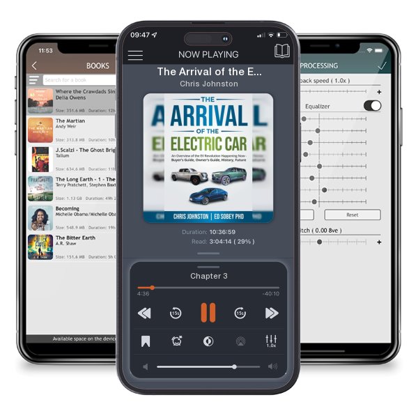 Download fo free audiobook The Arrival of the Electric Car by Chris Johnston and listen anywhere on your iOS devices in the ListenBook app.