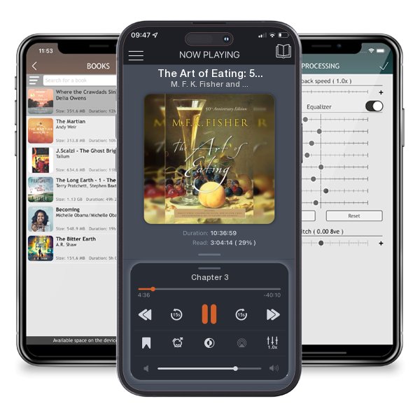 Download fo free audiobook The Art of Eating: 50th Anniversary Edition (Anniversary) by M. F. K. Fisher and Joan Reardon and listen anywhere on your iOS devices in the ListenBook app.