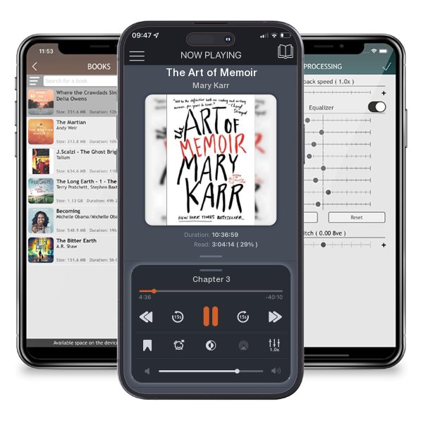 Download fo free audiobook The Art of Memoir by Mary Karr and listen anywhere on your iOS devices in the ListenBook app.