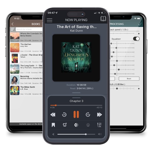 Download fo free audiobook The Art of Saving the World by Kat Dunn and listen anywhere on your iOS devices in the ListenBook app.