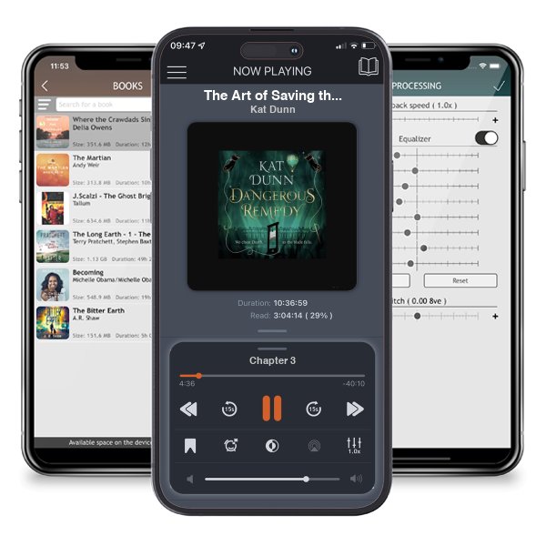 Download fo free audiobook The Art of Saving the World by Kat Dunn and listen anywhere on your iOS devices in the ListenBook app.