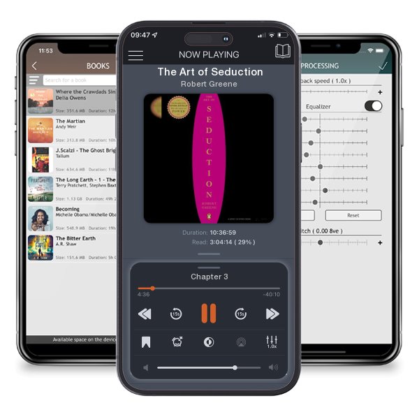 Download fo free audiobook The Art of Seduction by Robert Greene and listen anywhere on your iOS devices in the ListenBook app.