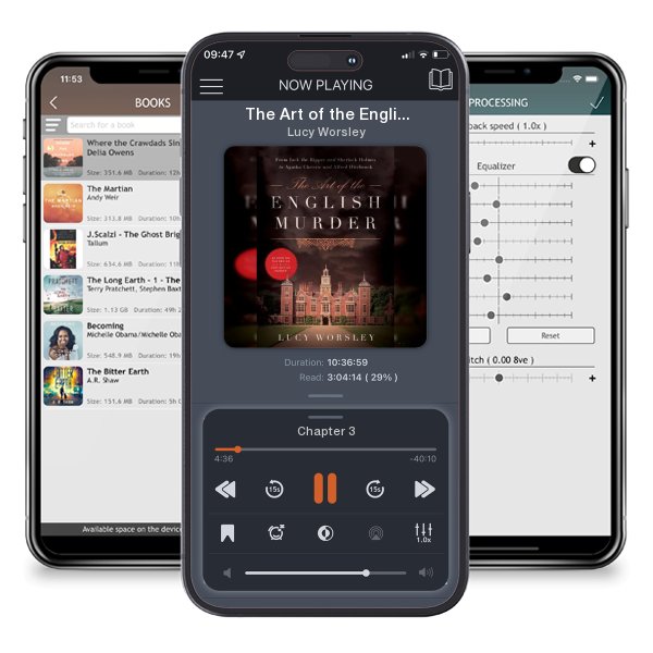 Download fo free audiobook The Art of the English Murder: From Jack the Ripper and Sherlock Holmes to Agatha Christie and Alfred Hitchcock by Lucy Worsley and listen anywhere on your iOS devices in the ListenBook app.