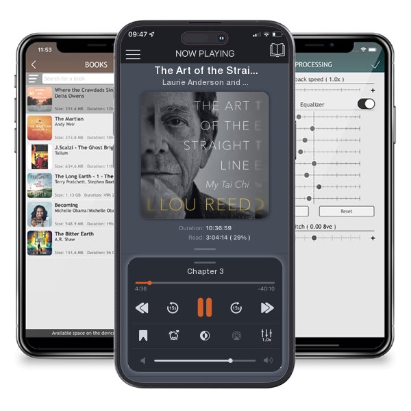 Download fo free audiobook The Art of the Straight Line: My Tai Chi by Laurie Anderson and Lou Reed and listen anywhere on your iOS devices in the ListenBook app.