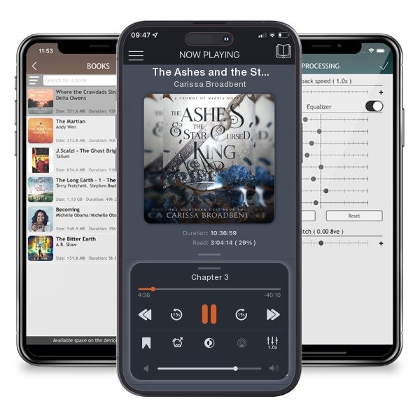 Download fo free audiobook The Ashes and the Star-Cursed King by Carissa Broadbent and listen anywhere on your iOS devices in the ListenBook app.