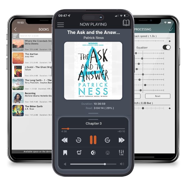 Download fo free audiobook The Ask and the Answer (Chaos Walking, #2) by Patrick Ness and listen anywhere on your iOS devices in the ListenBook app.