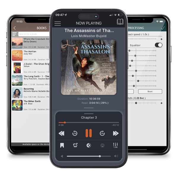 Download fo free audiobook The Assassins of Thasalon by Lois McMaster Bujold and listen anywhere on your iOS devices in the ListenBook app.
