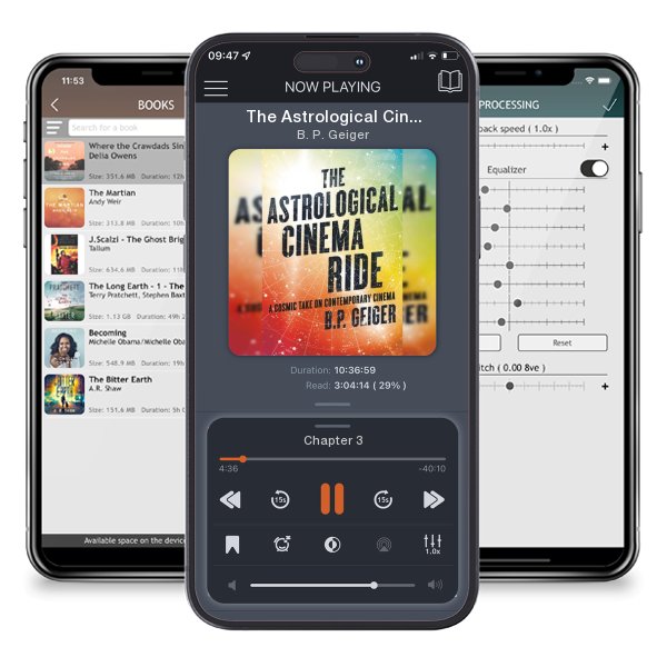 Download fo free audiobook The Astrological Cinema Ride: A Cosmic Take on Contemporary Cinema by B. P. Geiger and listen anywhere on your iOS devices in the ListenBook app.