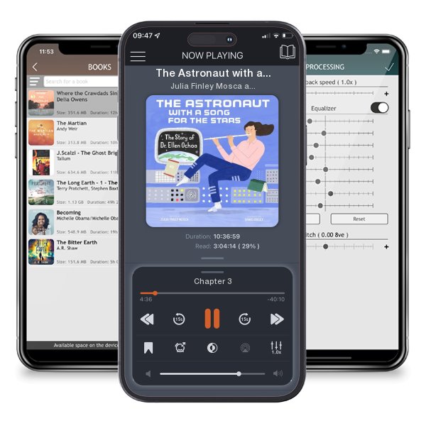 Download fo free audiobook The Astronaut with a Song for the Stars: The Story of Dr.... by Julia Finley Mosca and Daniel Rieley and listen anywhere on your iOS devices in the ListenBook app.