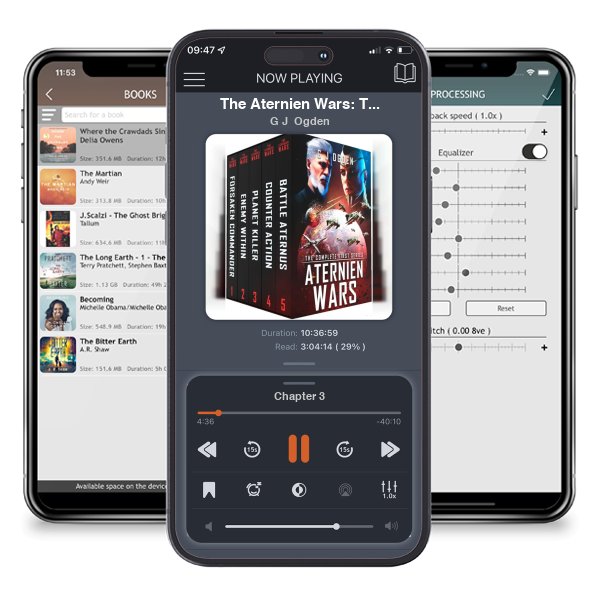Download fo free audiobook The Aternien Wars: The Complete First Series (G J Ogden Sci-Fi & Fantasy Box Sets Book 1) by G J Ogden and listen anywhere on your iOS devices in the ListenBook app.