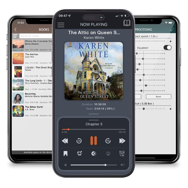Download fo free audiobook The Attic on Queen Street by Karen White and listen anywhere on your iOS devices in the ListenBook app.