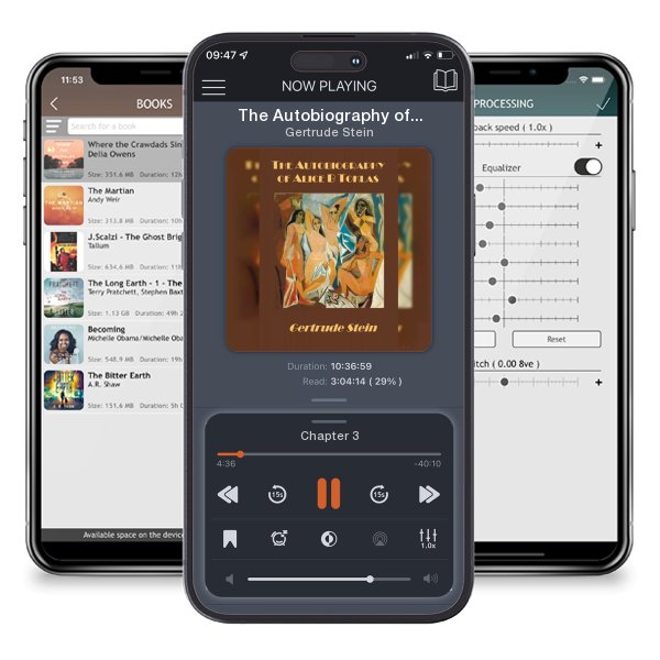 Download fo free audiobook The Autobiography of Alice B Toklas by Gertrude Stein and listen anywhere on your iOS devices in the ListenBook app.