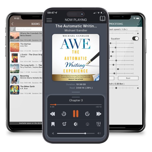 Download fo free audiobook The Automatic Writing Experience (AWE) by Michael Sandler and listen anywhere on your iOS devices in the ListenBook app.